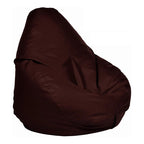Leatherette Bean Bag Cover Filling Not Included, Ideal for Children and Teenagers by Ample Decor