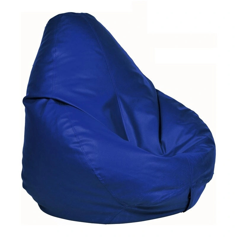 Leatherette Bean Bag Cover Filling Not Included, Ideal for Children and Teenagers by Ample Decor