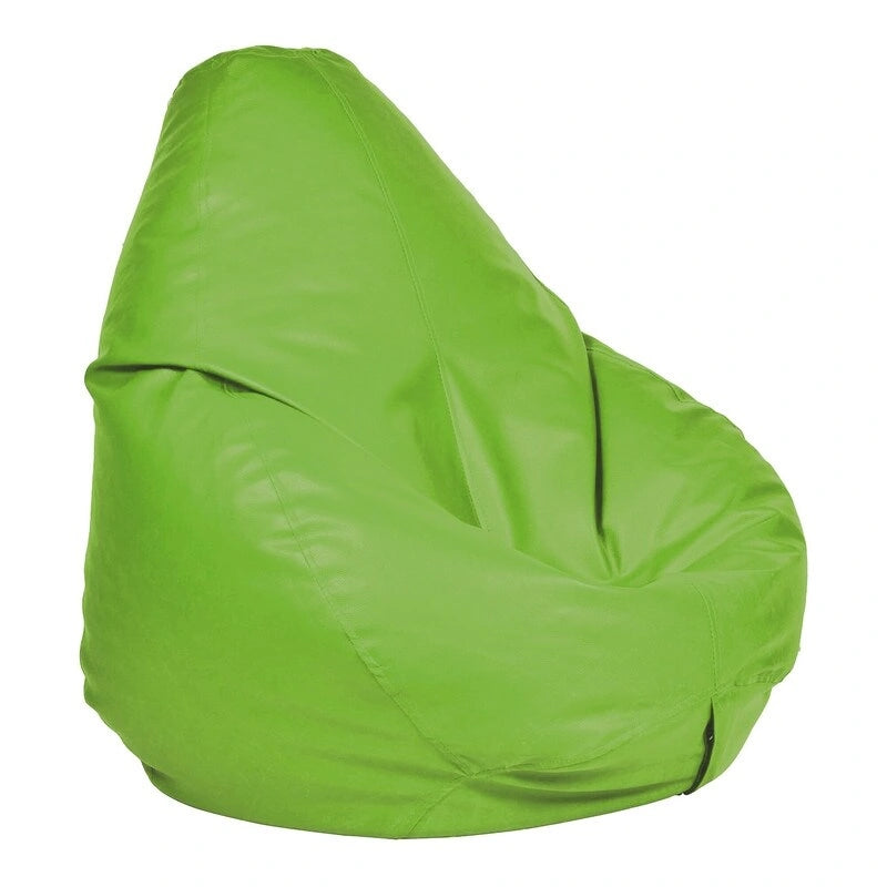 Leatherette Bean Bag Cover Filling Not Included, Ideal for Children and Teenagers by Ample Decor