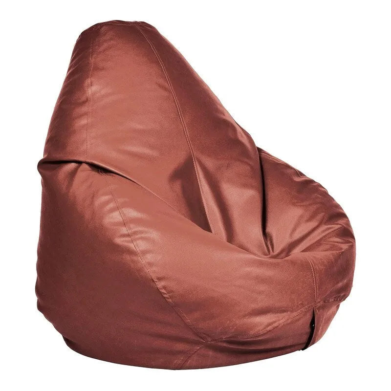 Leatherette Bean Bag Cover Filling Not Included, Ideal for Children and Teenagers by Ample Decor
