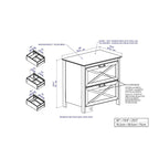 Saint Birch 2-Drawer File Cabinet