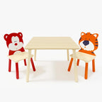 3 Pieces Toddler Table and Chair Set