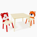 3 Pieces Toddler Table and Chair Set