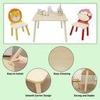 3 Pieces Toddler Table and Chair Set