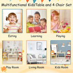 3 Pieces Toddler Table and Chair Set