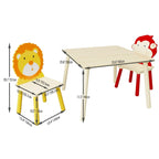 3 Pieces Toddler Table and Chair Set