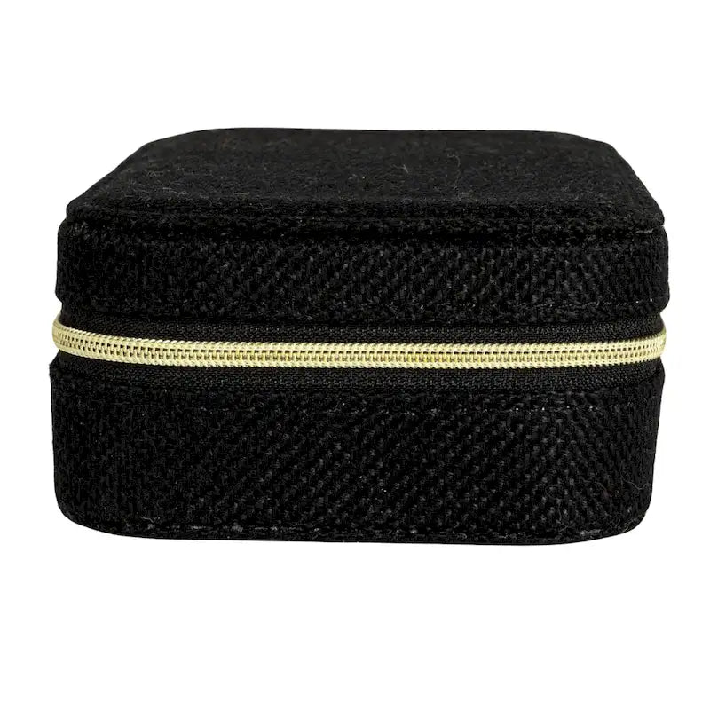 Household Essentials Fabric Travel Jewelry Organizer Box - 7.1L x 3.9W x 2.0H