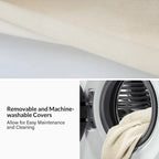 Antonio Transitional 83.5 Slipcovered Sofa with Curved Back by HULALA HOME