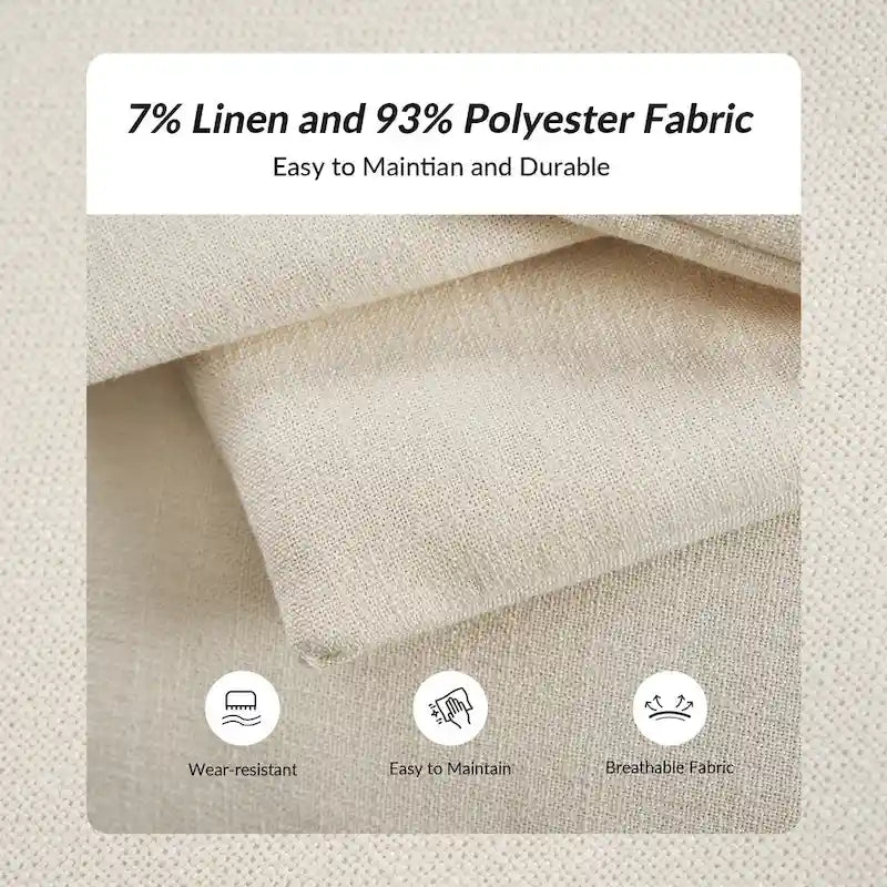 Antonio Transitional 83.5 Slipcovered Sofa with Curved Back by HULALA HOME