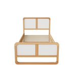 Modern Style Solid Wood Platform Bed for Kids, Teens, Adults