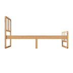 Modern Style Solid Wood Platform Bed for Kids, Teens, Adults